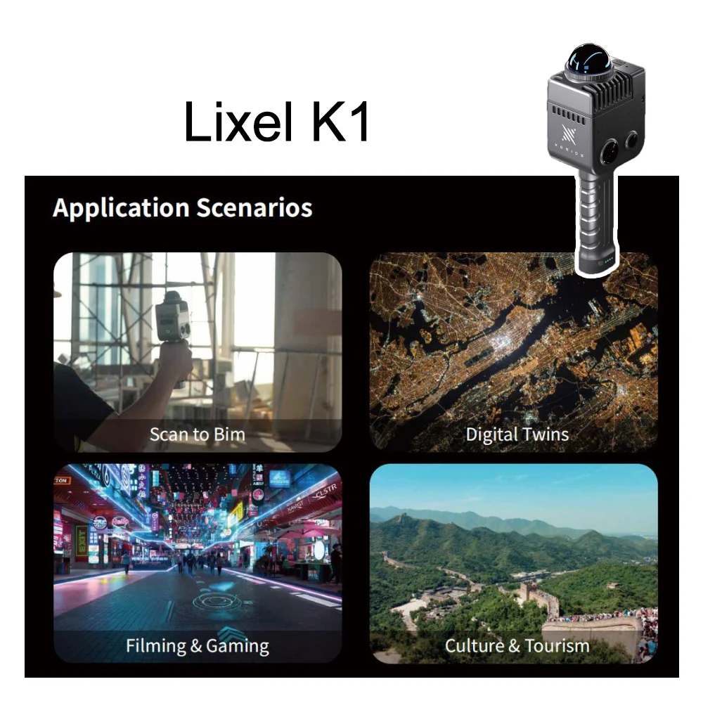 Hoge Precisie Lixel K1 Compacte Handheld Scanner 36mp Panora-Ma Camera 'S En 360 Lidars Voor Survey Equipment Engineering