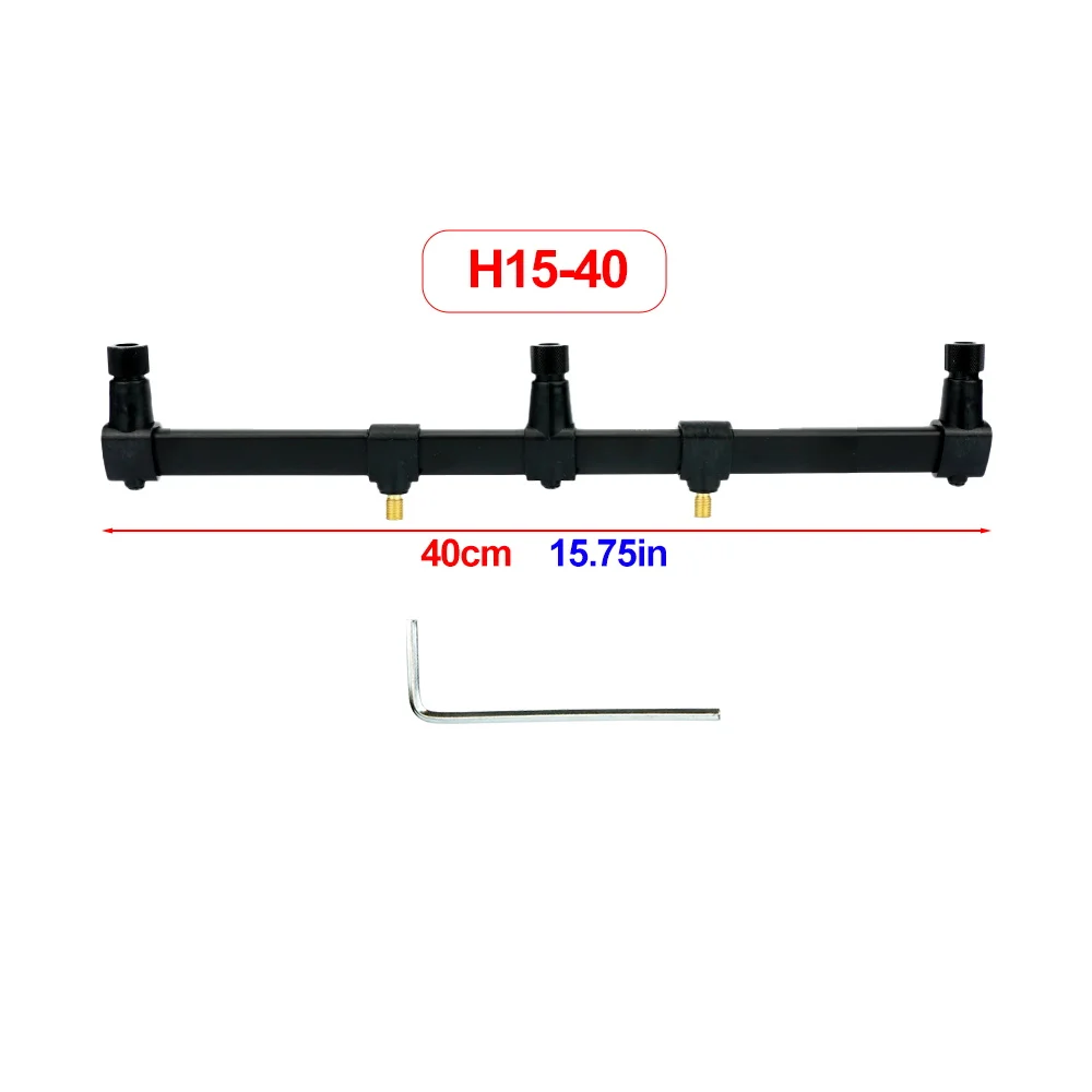 Hirisi Karpervissen Buzzer Bar voor 3-Hengels Ondersteuning Bank Sticks Buzz Bar Aluminium Visaccessoires