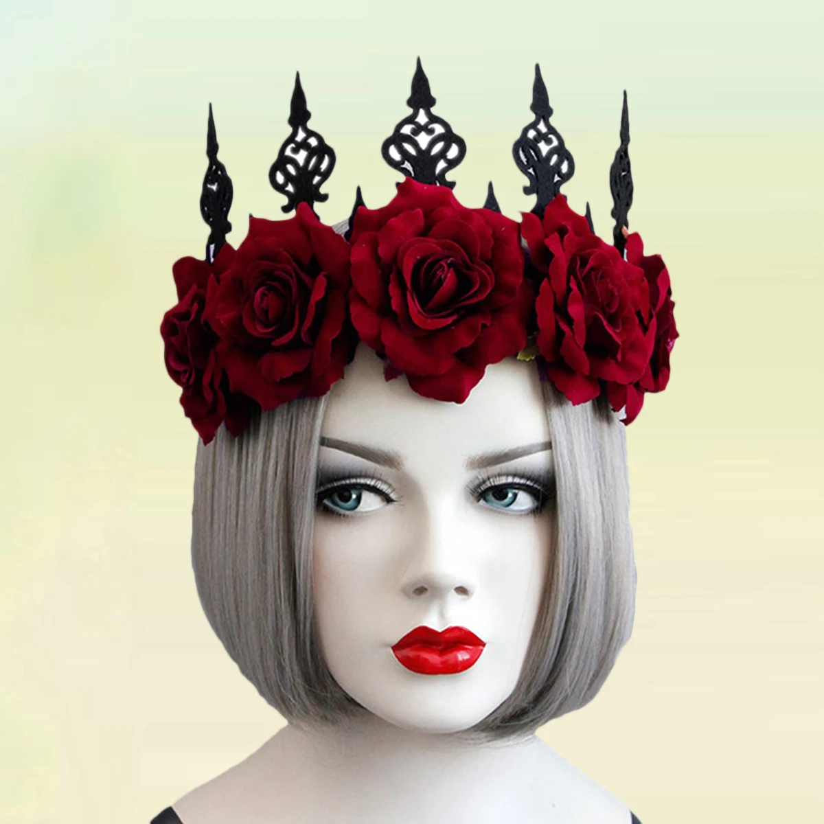 

Retro Rose Retro Headb Hair Accessories Crown Women Headb Vintage Design Cloth Dancing Party Photography Gifts