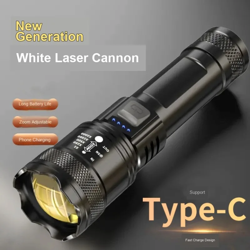 Portable Mini Multi-function LED Flashlight Strong Light Super Bright Long Range for Outdoor and Household Use
