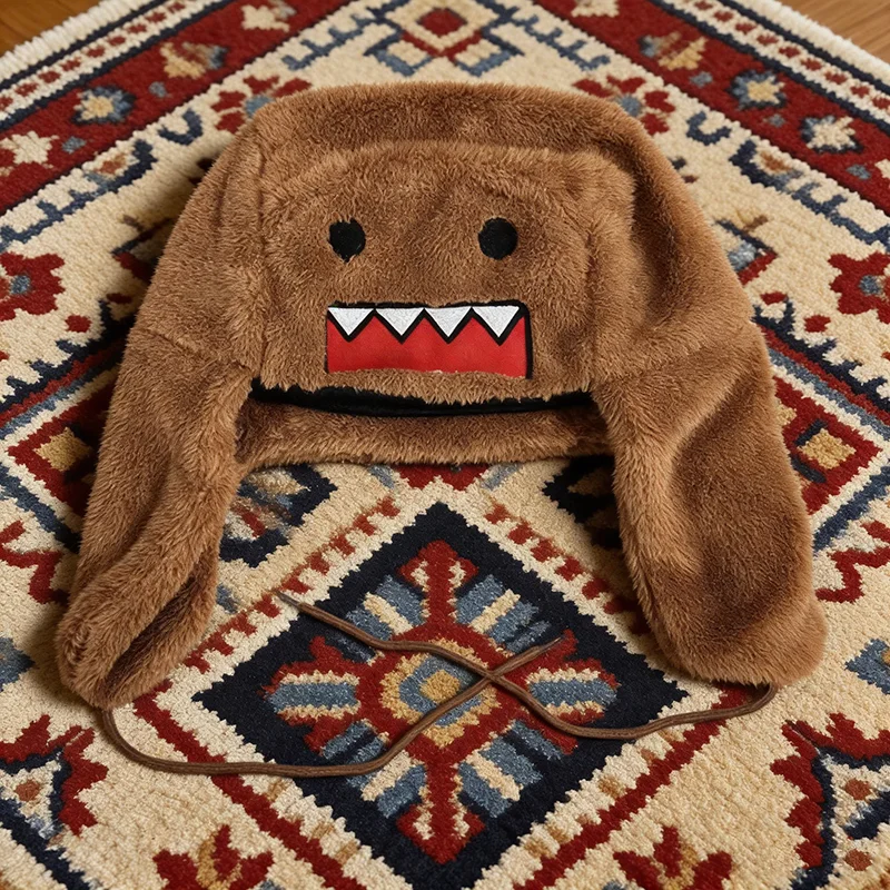 Sombrero ligero de dibujos animados para hombres y mujeres, bonito y divertido estilo Lei Feng, sombrero decorativo de felpa para primavera y verano, accesorio de moda Popular