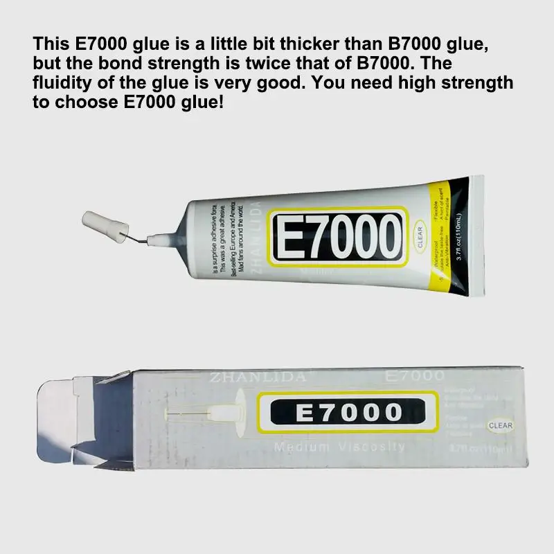 E7000 110ml 50ml Clear Contac DIY Glue Multipurpose Adhesive Repair Frame Display Mobile Phone Screen Electronic Component 