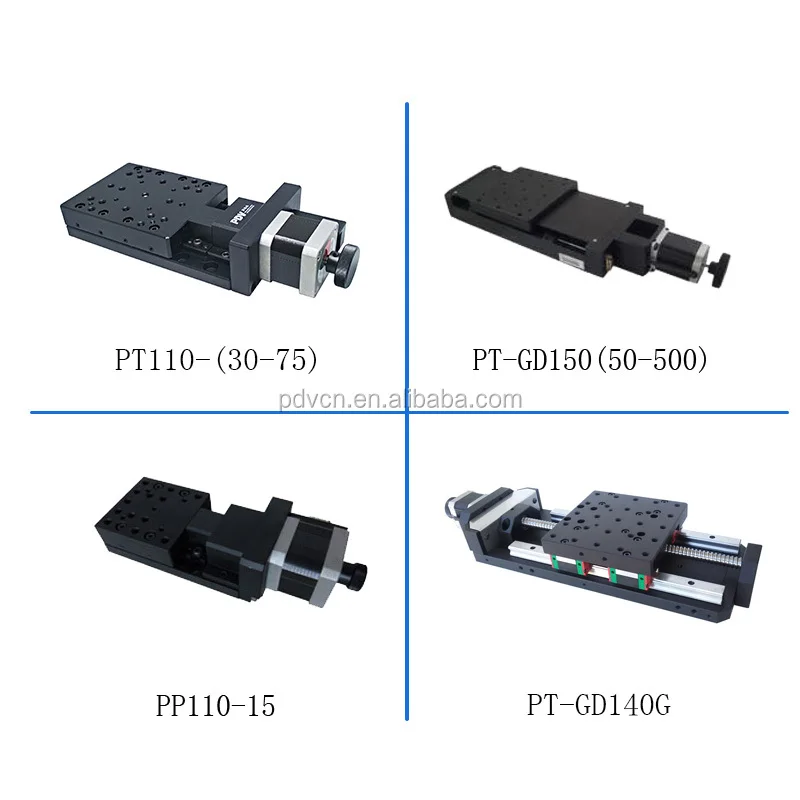 PT-GD140-50 Miniature Motorized Linear Stage High Precision Multi-Axis XY Translation Stage for Precision Applications