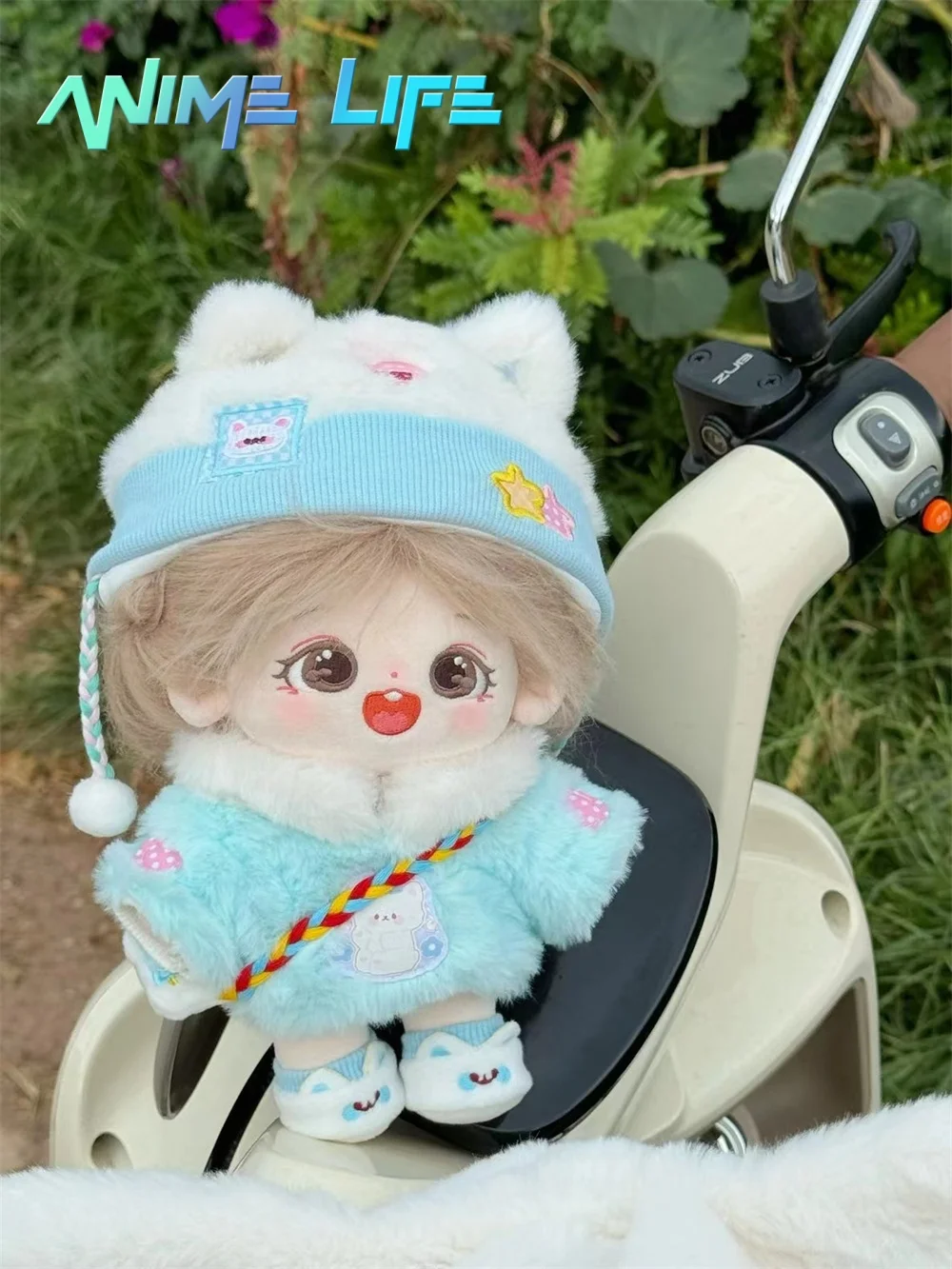 

Original Blue Ice Cream Cat Suit For 20cm Doll Toy Clothes Costume Cosplay Kids Gift Cute