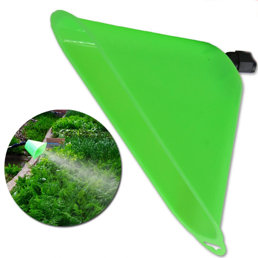 

2PCS Sprayer Windproof Cover Electric Horn Shape Shield Durable Plastic Gardening Watering Fan type Sprinkler Accessories