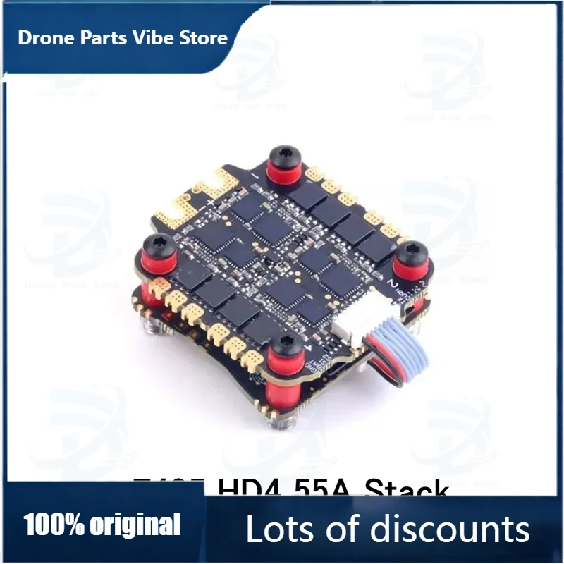 

Fy1pcs for F405 HD4 Flight Controller 55A 4in1 ESC Stack 3-6S BMI270 Betaflight OSD Dshot600 30X30MM F4 HD2 For FPV Racing Drone
