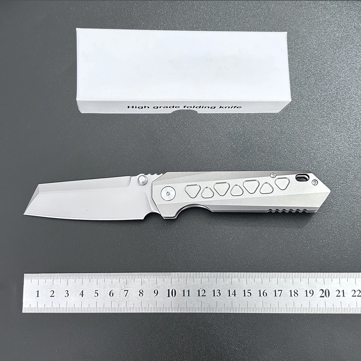 Compact Wide Blade VG10 Folding Knife TC4 Titanium Handle Ceramic Bearings Everyday Carry Casual Outdoor Pocket Utility Tool