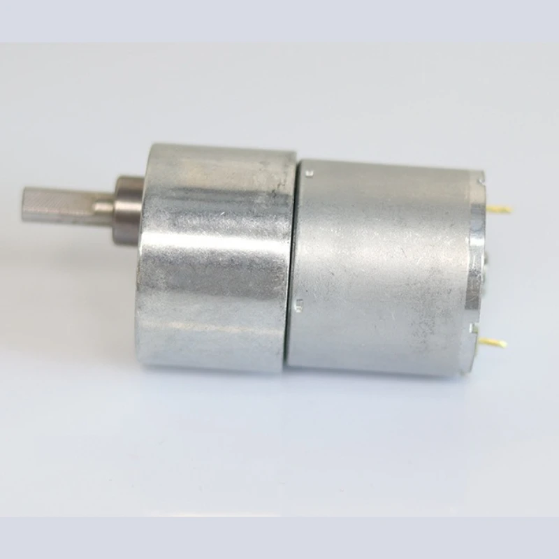 JGB37-3530 Reversible Geared Motor 12v24v 4RPM~1587RPM High Torque All Metal Gearbox Eccentric Output Shaft Micro DC Brush Motor