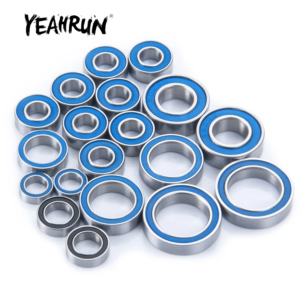 

YEAHRUN 19Pcs Metal Wheel Hubs Axle Bearing Kit for 4-Tec 2.0 VXL AWD Chassis #83076-4 1/10 RC Car Truck Model Upgrade Parts