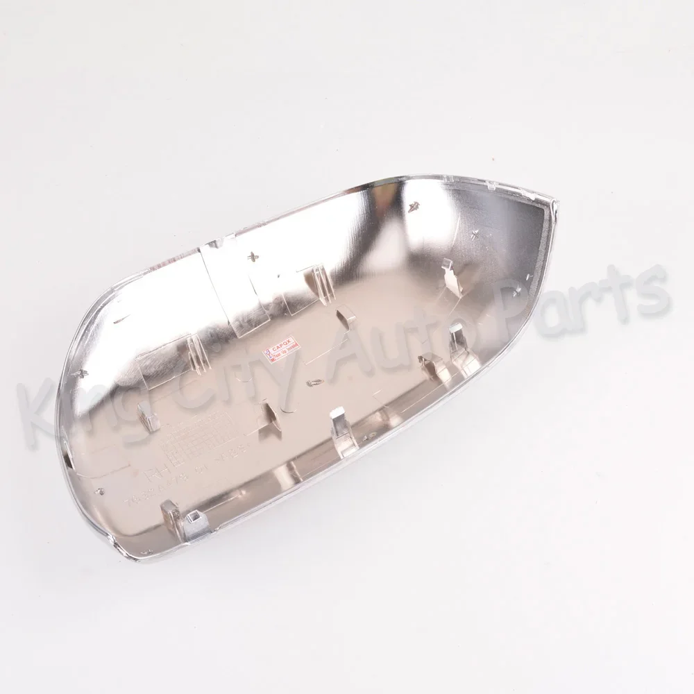 CAPQX Car Chrome Side Rearview Mirror For Pajero V93 V73 V97 Door Mirror Trim Lid Decoration Cover Garnish Shell Hood