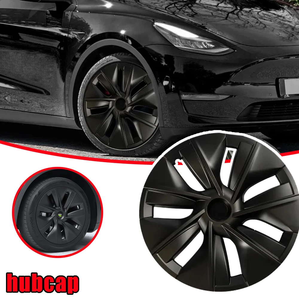 

Колпак на колесо автомобиля 19 дюймов, полноразмерный, из углеродного волокна, декоративный, автомобильные аксессуары для Tesla Model Y 2021, 2022, 2023 годов