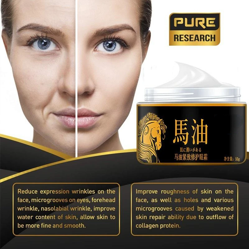 Most Effective Anti-Wrinkle Whitening Skin Care Horse Oil Cream Anti-aging,Anti-wrinkles Face Cream