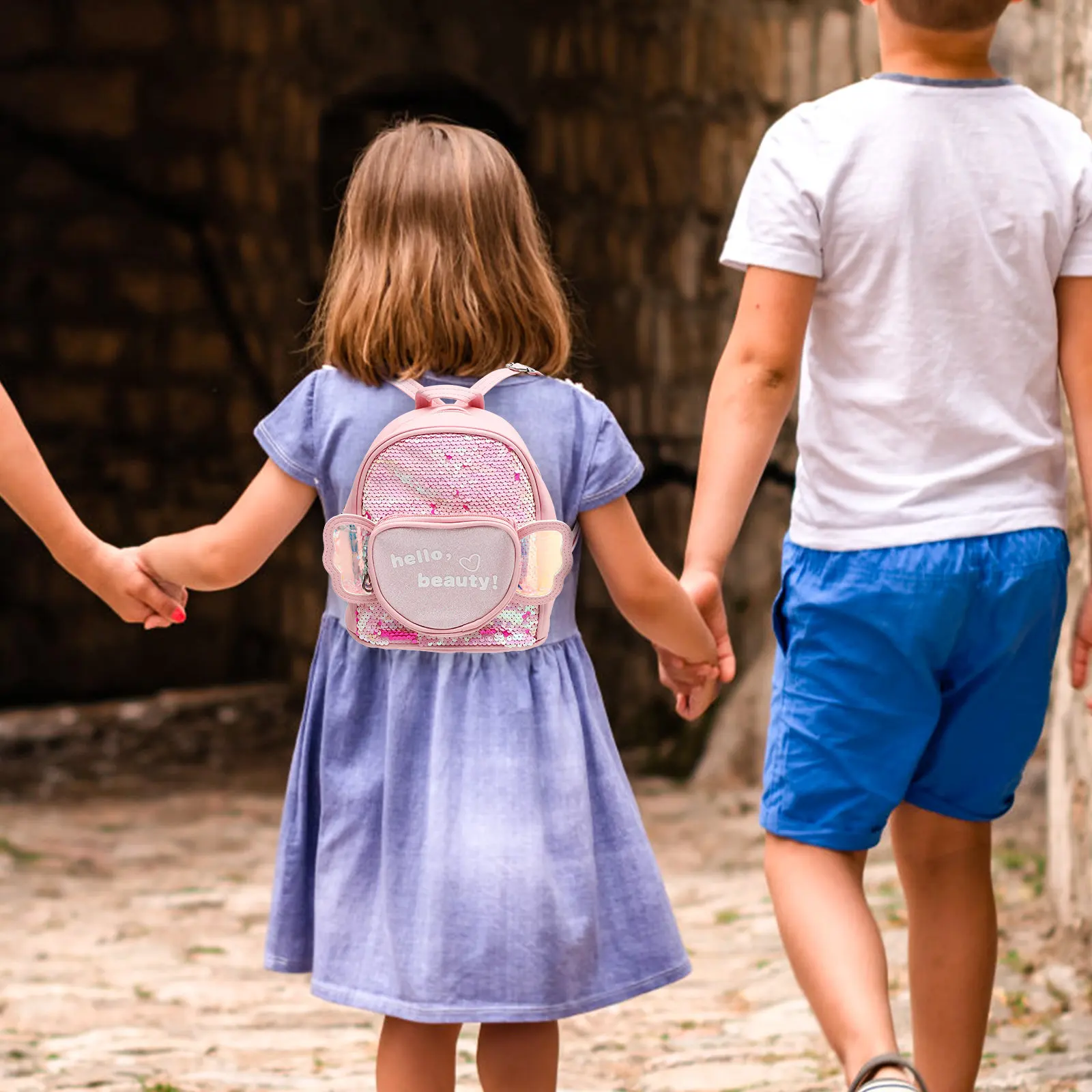 

Детский рюкзак с пайетками, яркий школьный рюкзак из ПУ для девочек, легкий модный рюкзак для путешествий и активного отдыха, красочный школьный рюкзак для девочек