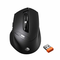 Inphic DR01 Bluetooth Wireless Mouse Ergonomic Design Silent Rechargeable Mouse for Home Office Laptop Desktop and Tablet