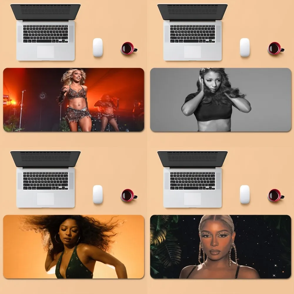 

Singer Victoria Monet Jaguar II Mousepad Office Large Small Computer PC Keyboard Mouse Rubber Game Anti-Slip Mice Mat Big