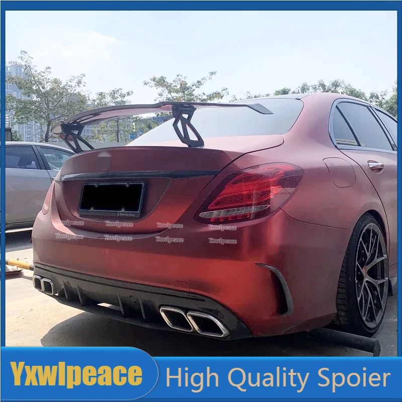 

GTS-V Style ABS Universal Racing Rear Trunk Lip Spoiler Wing Car Styling for Mercedes Benz W204 W205 W211 W212 W213 W117 W118