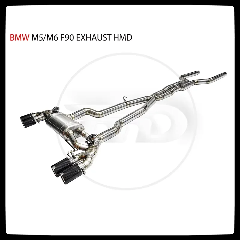 

HMD Titanium alloy Exhaust Pipe Is Suitable For BMW M5 M6 Custom Valve Exhaust Muffler For Cars Car Accessories