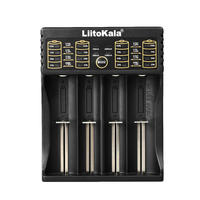 Liitokala Lii-402 Lii-202 5V2A Output Type C- line Interface Universal 3.7V 3.2V 3.85V 18650 21700 Rechargeable Battery Charger