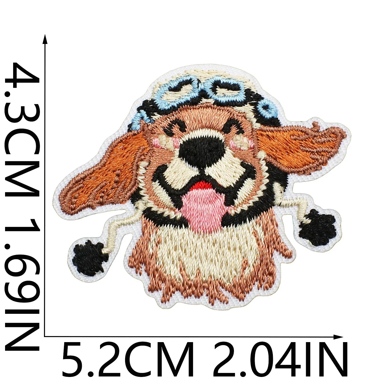 

1/5PCS Pet Dog Breeds Embroidery Patches Iron on Appliques Corgi Dalmatian Beagle Design for Clothing Bag Decoration
