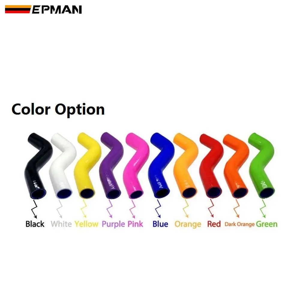 EPMAN 9PCS Original Logo 100% Silicone Coolant Hose Kit For Saab 9-5 2.3 T 2003+ Blue EP-SAR001