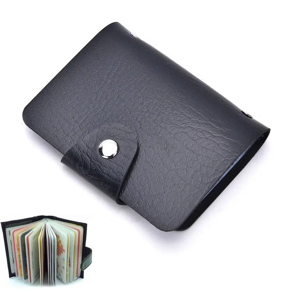 NEW 2020 Business Card Holder Women/Men ID/Credit Card Holder Card Wallet PU Leather Function Card Case