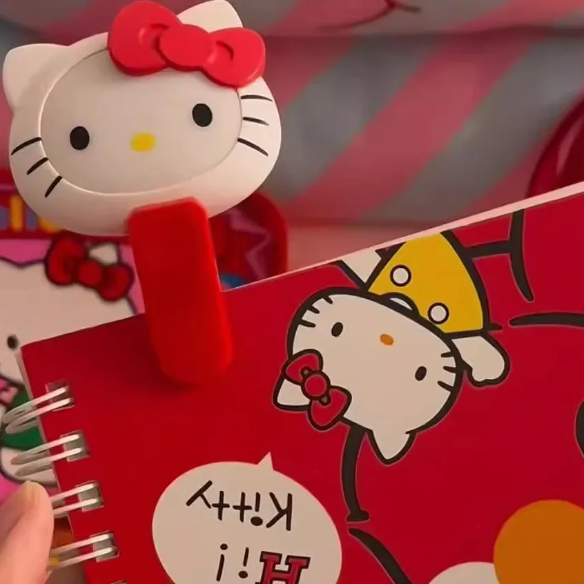 키티 미니 야간 조명 조절 가능한 밝기와 휴대용 메이크업 램프 귀여운 여행 화장대 거울 빛