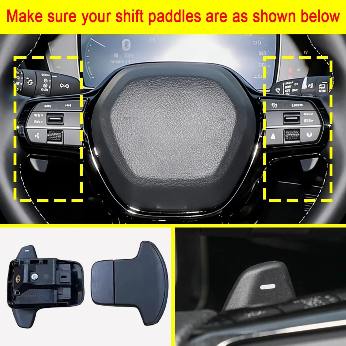 ABS Carbon Fiber Car Steering Wheel Paddle Shifter Extension For Honda Civic 11th Accord CR-V CRV Pilot Acura Integra