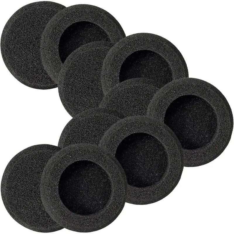 10Pcs Foam Replacement Ear Tips Sponge Earplug Covers, Multi Sizes 35mm 40mm 50mm 55mm 60mm 70mm 75mm Earphone Cushion Pads image 4
