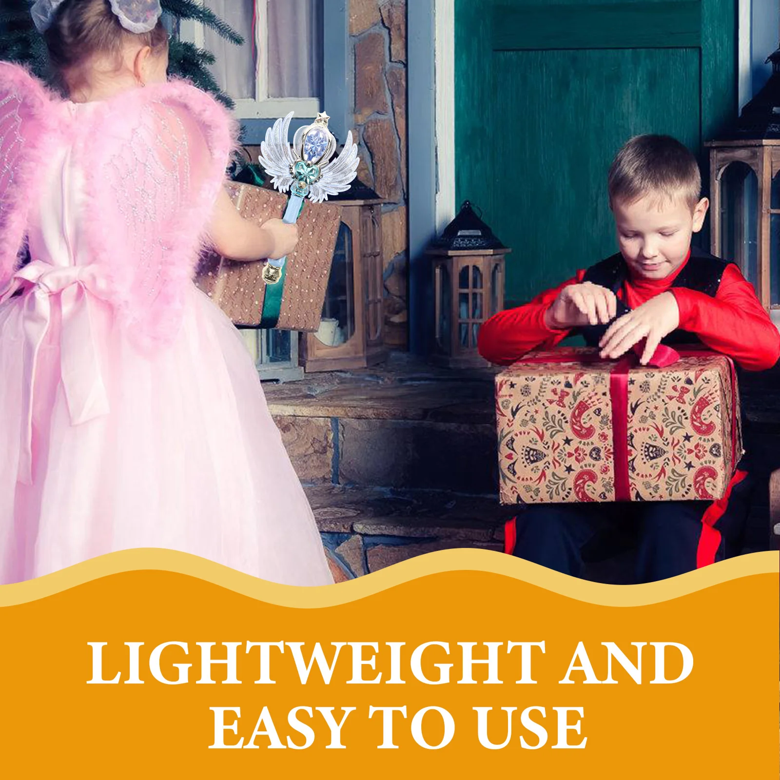 عصا متوهجة تضيء عصا الجنية لحفلة عيد الميلاد لصالح مرحلة الأداء لعب الأدوار الصورة #2