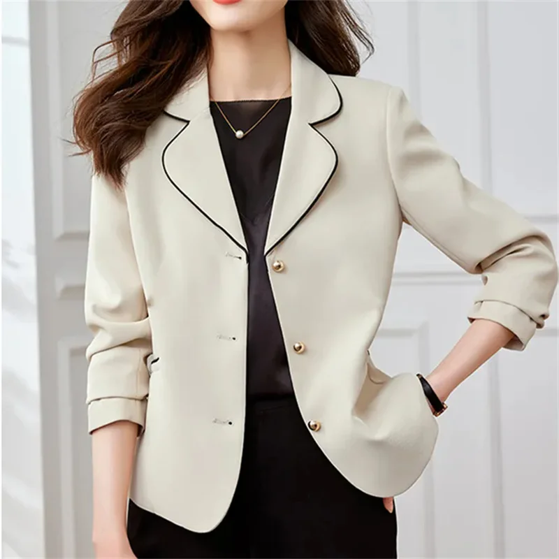 2026 Nuova Primavera Estate Autunno Giacche da donna Blazer Cappotto da donna Grande Casual Capispalla corto Giacca femminile Top Versatile