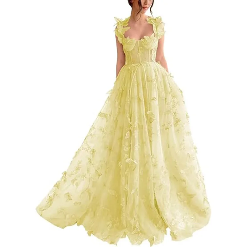 Jurk Dames Jurken Mouwloos Kant Gesplitst Losse vestidos Vloerlengte Losse zomer Hoge taille Casual strandfeest Bruiloft