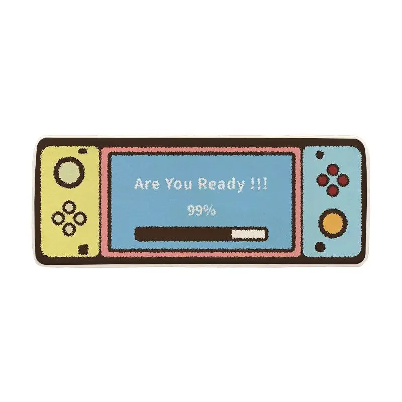 Switch Game Console Carpet Imitation Cashmere Gaming Esports Children\'s Bedroom Bedside Blanket Wear-resistant Floor Mat