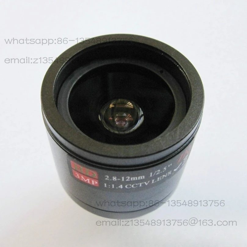 3 Million HD 2.8-12mm Manual Zoom Surveillance M12 Lens OpenMV3 4 2Cam H7 M7 M4 Factory Direct Sale