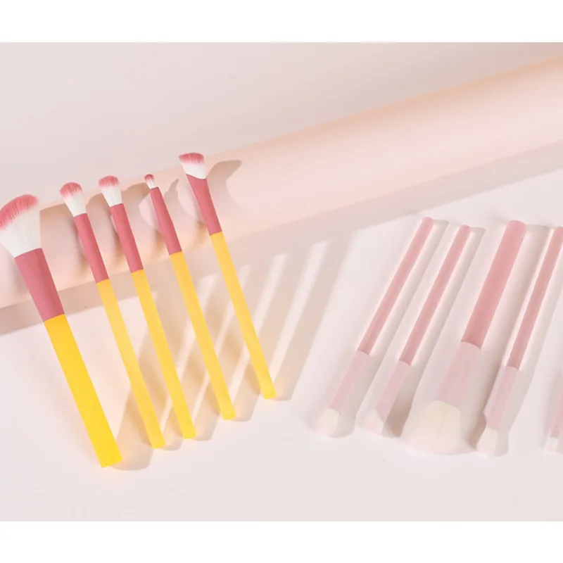 5 Stuks Make-Up Borstel Set Oogschaduw Poederborstel Foundation Make-Up Poeder Blusher Highlight Concealer Set Beauty Tools