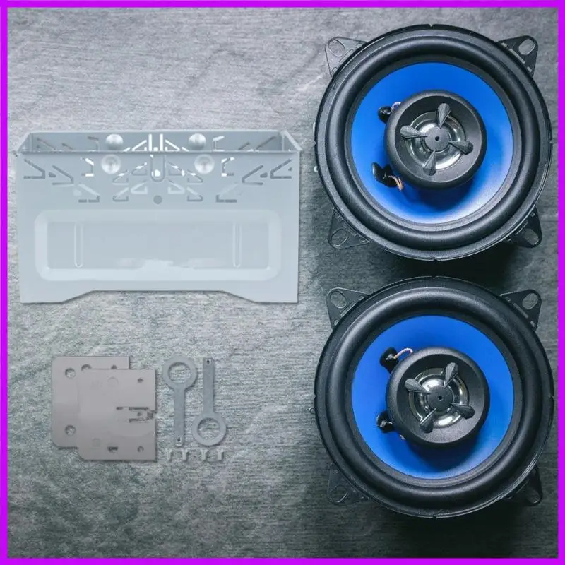 R9CC Anti Vibration Car Stereo Steel Bracket Stand Rack 2Din Installation Metal Cage Frame Corrosion Resistant for B5 MK4