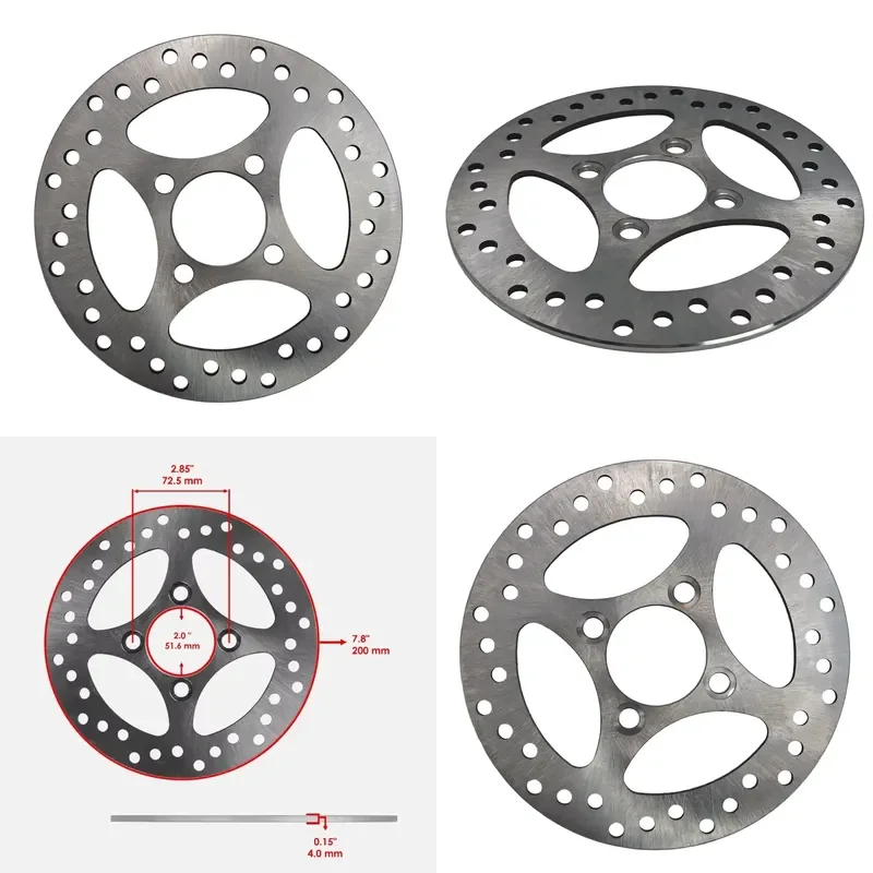 

i Rear Brake Disc Rotor for YFM700R YFM700 700 700R 2006~2023 ATV UTV Parts OEM 1S3-2582W-10-00
