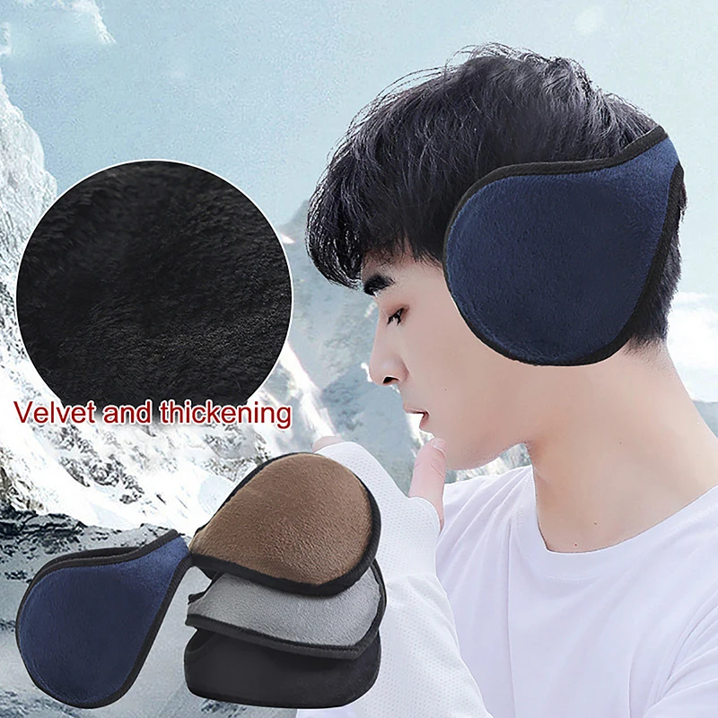 Men Women's Ear Warm Protector Windproof Earmuffs Thicken Plush Winter Warm Fleece Earmuff Outdoor Cycling Warmer Soft Ear Muffs