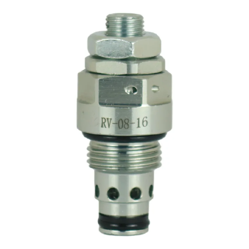 

RV-08-16 Hydraulic direct-acting relief valve Threaded cartridge Adjustable pressure 17-250bar differential pilot