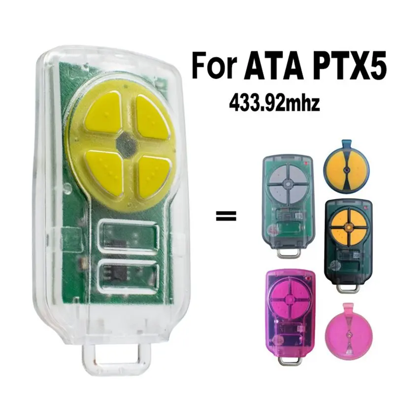 LXYB18B Handheld Transmitter 3PCS For Garage Door Remote Control For ATA PTX5 PTX-5 Triocode PTX-5V1 PTX-5V2 433.92Mhz