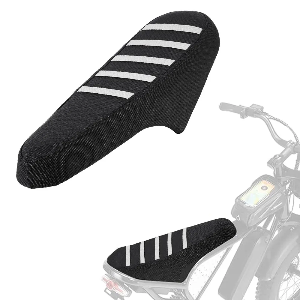 Motorcycle Seat Cover Waterdicht Antislip Deeltjes Ontwerp PVC Voor Ridstar Q20 Elektrische Fiets E-bike Scooter Fietsaccessoires