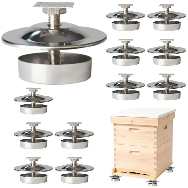 B97A-Beekeeping Accessories 12Pcs Beehive Foot Antproof Beehive Rack Foot Beehive Tools Beekeepers Beehive Rack Supplies
