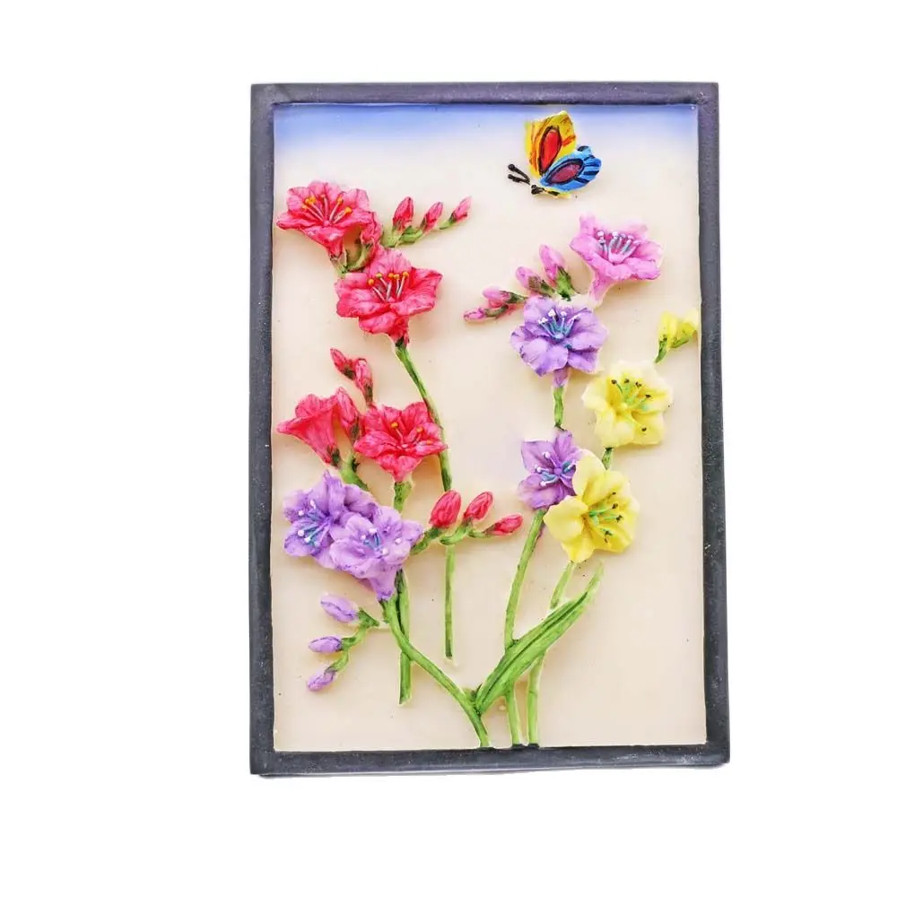 Butterfly Orchids Silicone Mould for Fondant Chocolate Cake Baking Sugarcraft DIY Resin Soap - Inlaid Flower Picture Frame