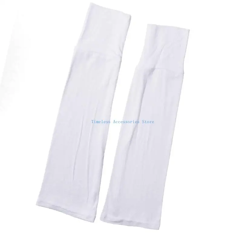 97QE cotton mềm găng tay không có ngón tay dài tay cho phụ nữ mặc hàng ngày với bảo vệ nắng và hoạt động khác nhau
