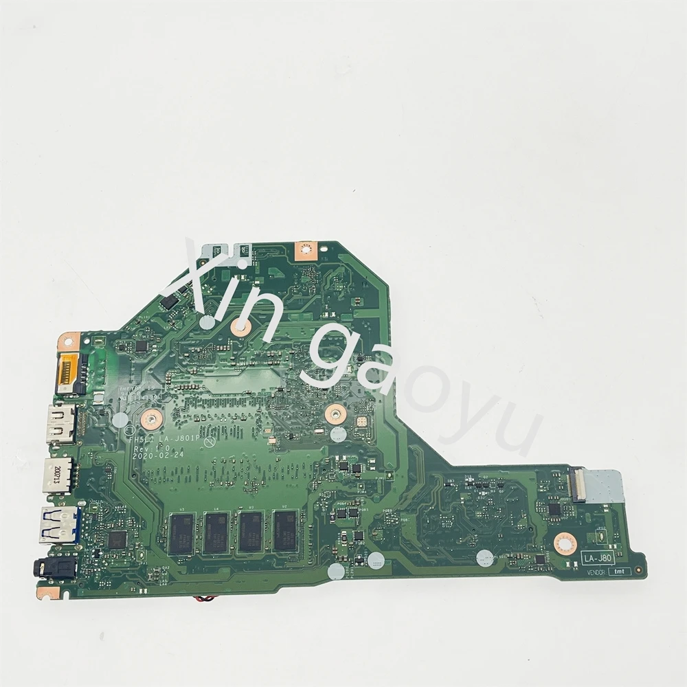 LA-J801P Original For ACER Aspire A315-56 Laptop Motherboard With CPU:I3-1005G1 I5-1035G1 I7-1065G7 RAM:4G DDR4