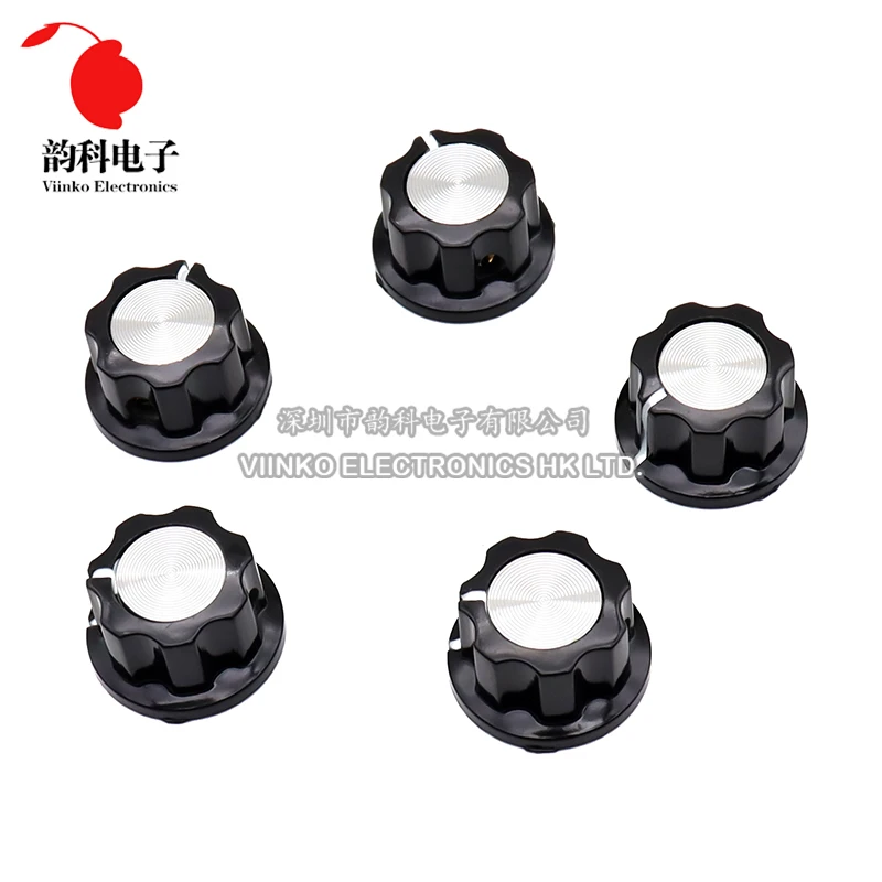 5pcs MF-A01 MF-A02 MF-A03 MF-A04 MF-A05 Potentiometer Knob WH118/WX050 Rotary Switch Electronic 6mm
