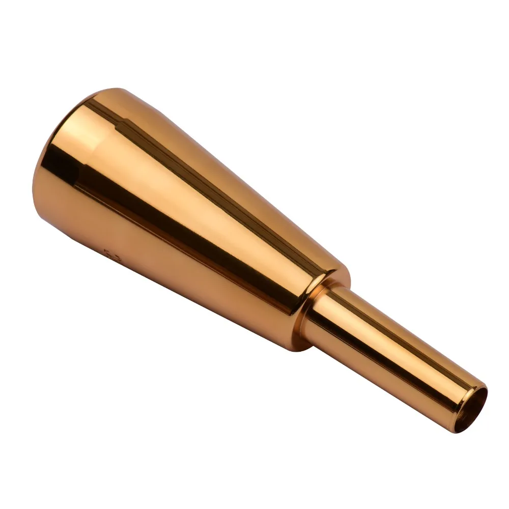 9.8mm Outer Diameter Trumpet Mouthpiece Brass 3C Size Heavy Trumpet Mouthpiece Gold Color Brass Instrument Mouthpiece