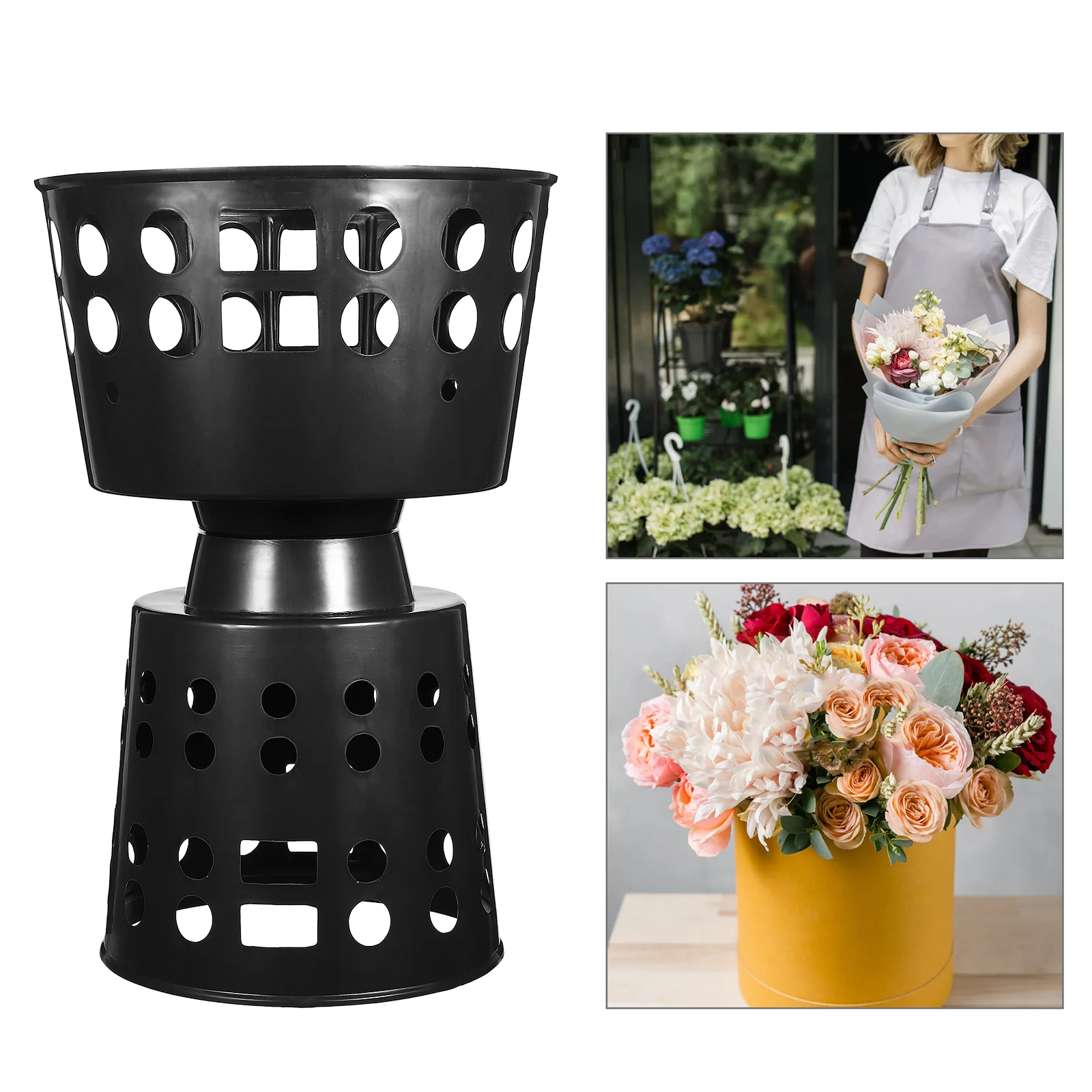 

Fixed Liner for Flower Arrangement Bouquet Floral Supplies Shop Fixing Base Plastic Holder Implement Artificial Flowers