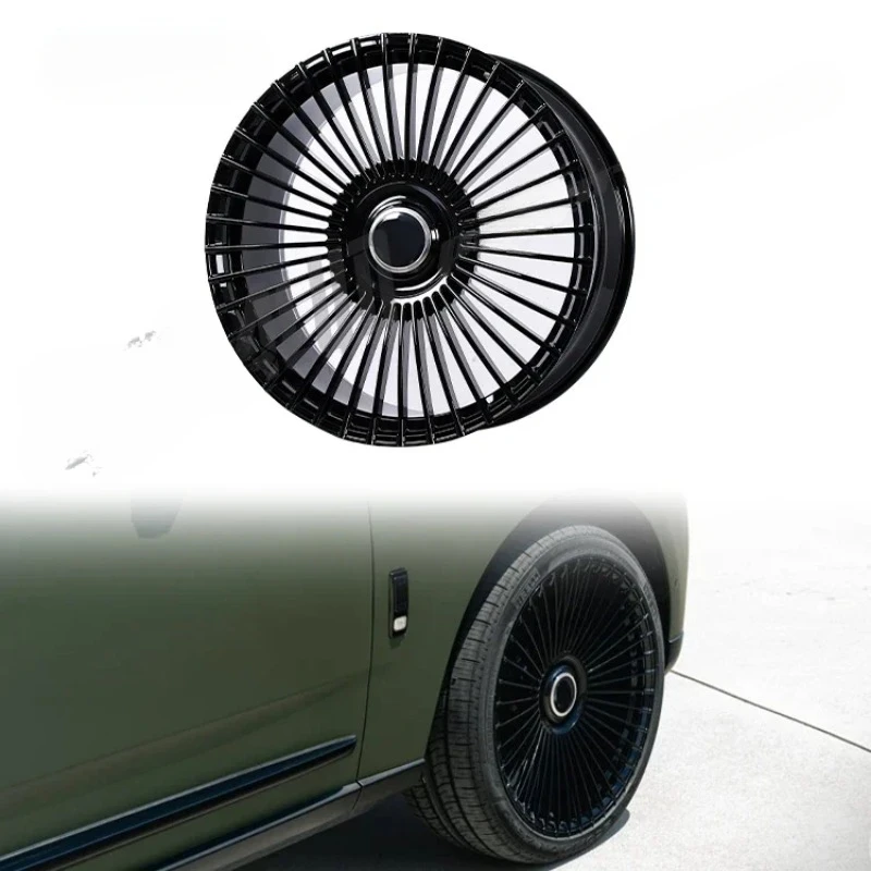 Hot sales Forging material Forged Wheel Size 19-24 inch rims Wheel hub for Rolls Royce Cullinan Black Rims