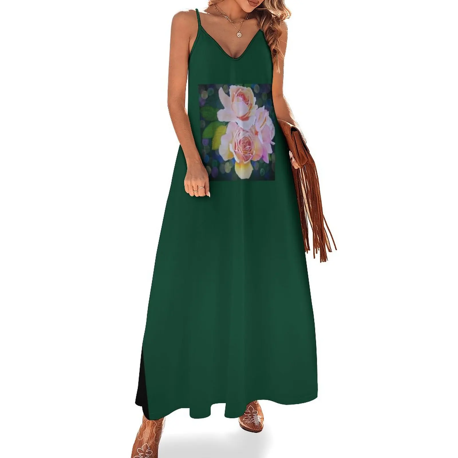 

Bokeh de Grace - beautiful roses Sleeveless Dress Dresses gala women's summer clothing 2024