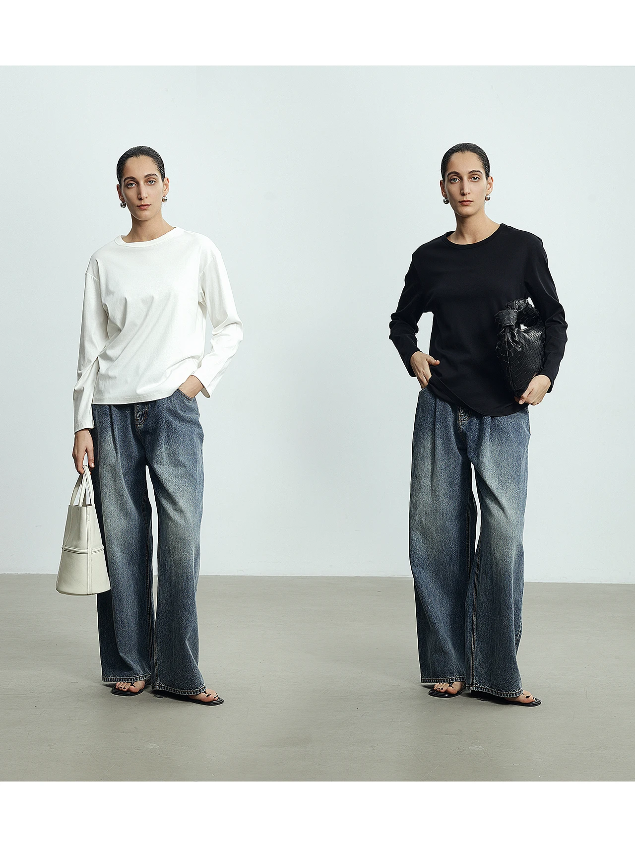 

Женская хлопковая футболка Xiye Ni High-End с длинным рукавом, универсальная, облегающая, с круглым вырезом, базовая, для ношения под одеждой